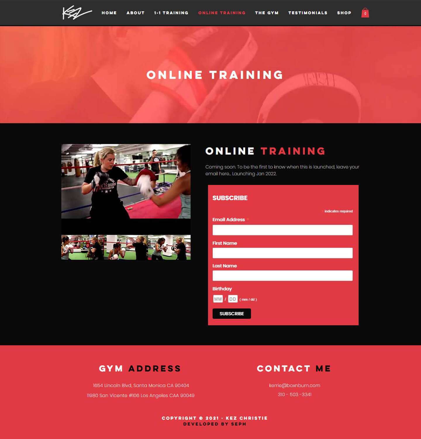 KCG - Online Training